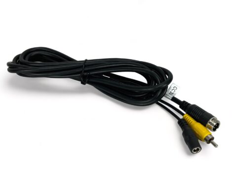 3m Camera Cable (4 pin male - RCA male & DC female)