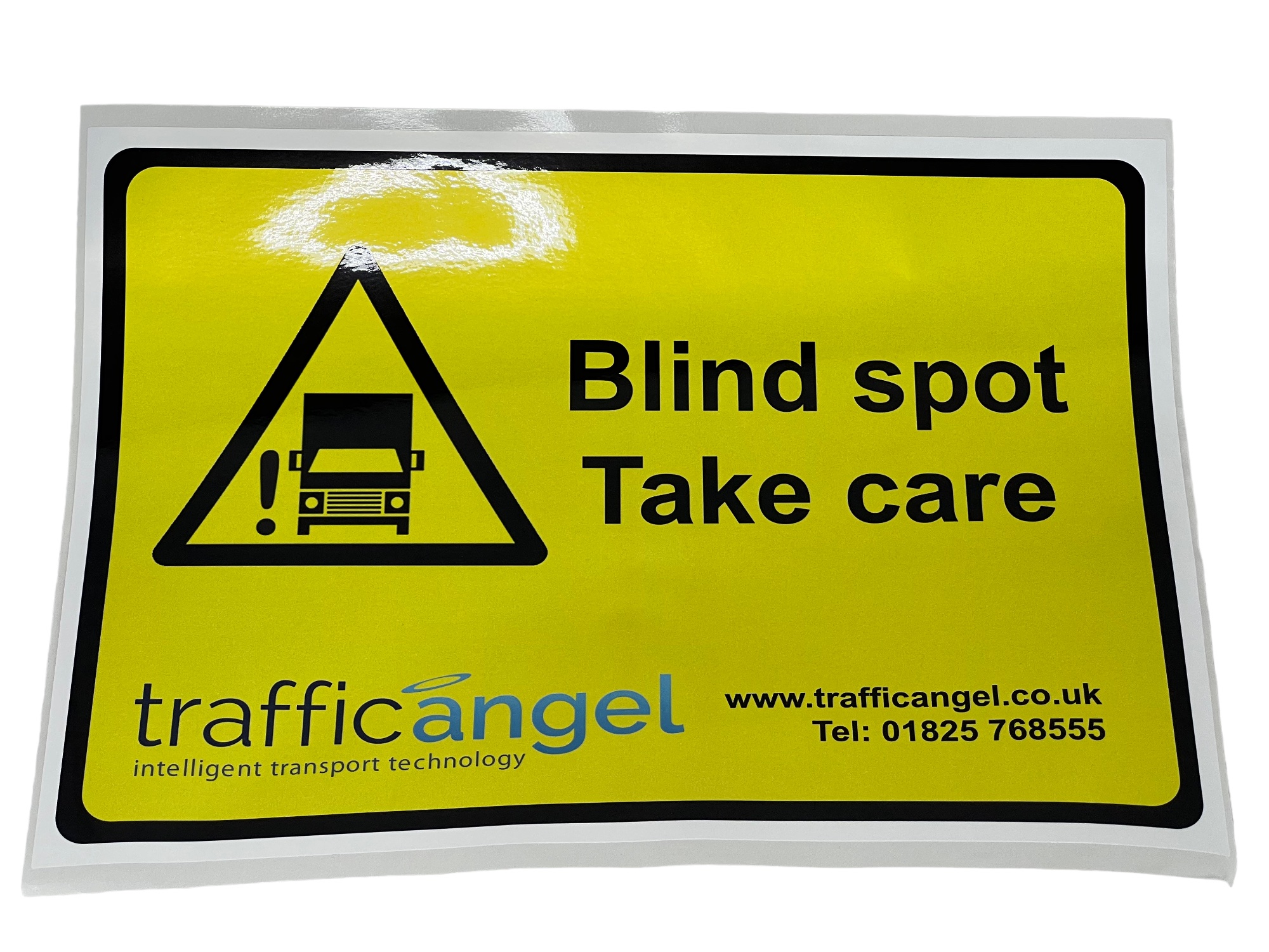 Blind Spot Take Care Sticker 295mm x 210mm